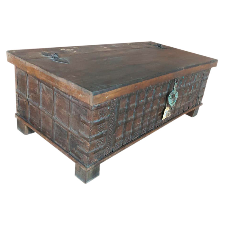Latitude Vive Ashariah Solid Wood Block Coffee Table Wayfair.co.uk